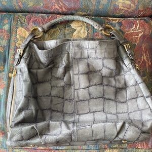 Large gray JPK Paris 75 purse in good condition